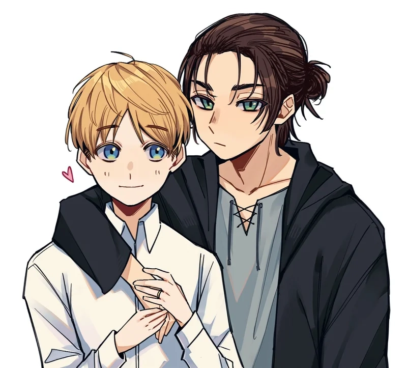 Tình bạn và đồng đội giữa eren và armin