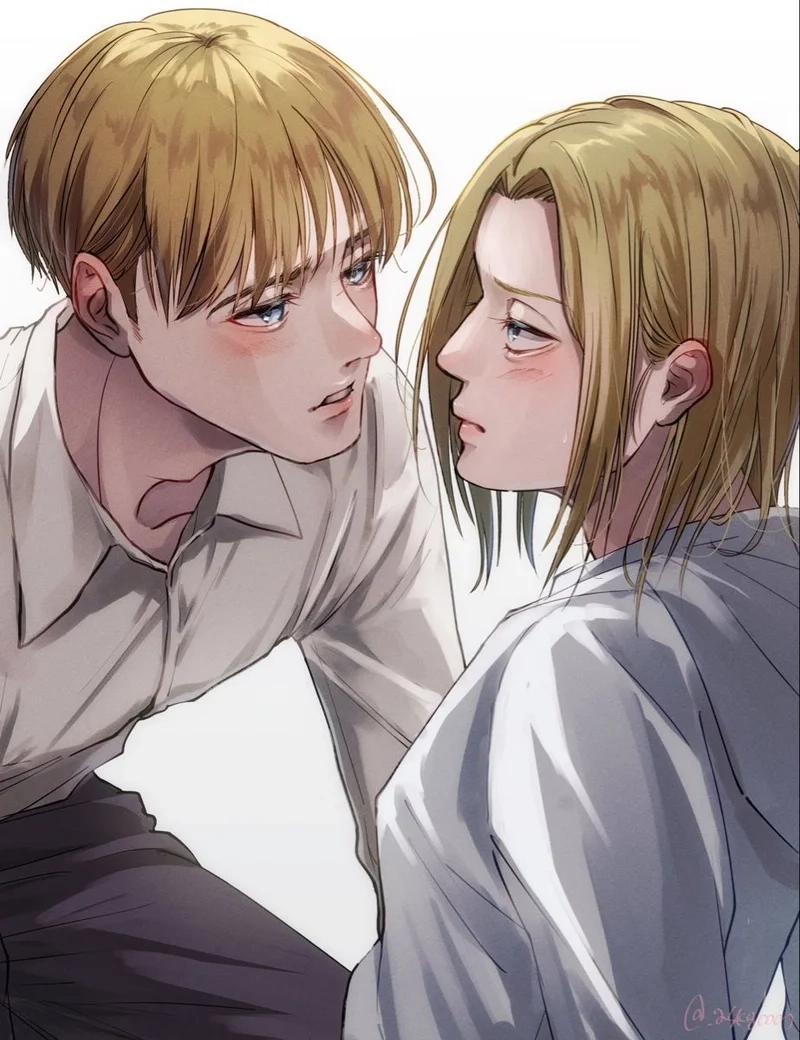Fan yêu thích cặp đôi này annie x armin