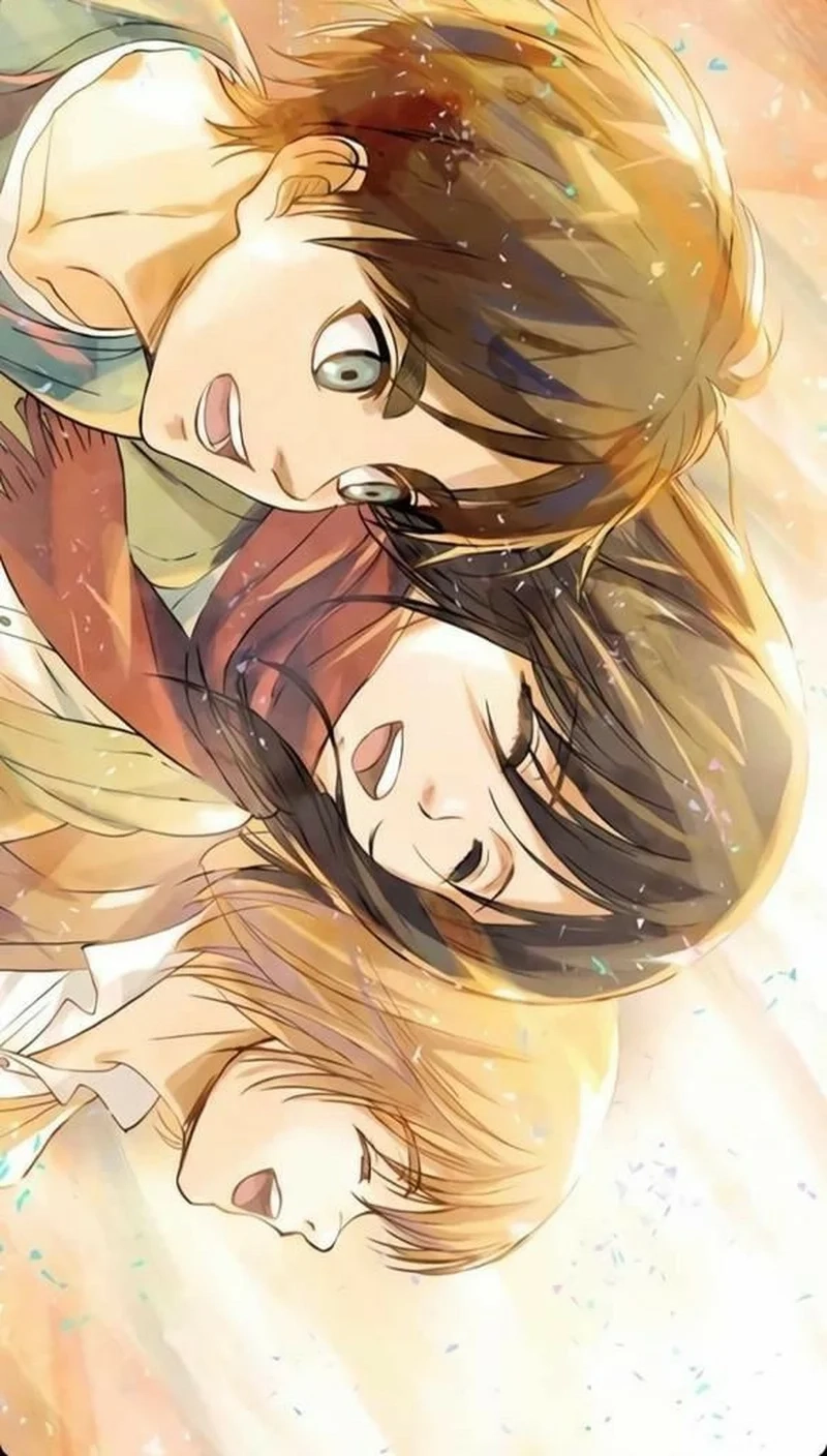 Hòa hợp hoàn hảo trong trận chiến armin eren mikasa