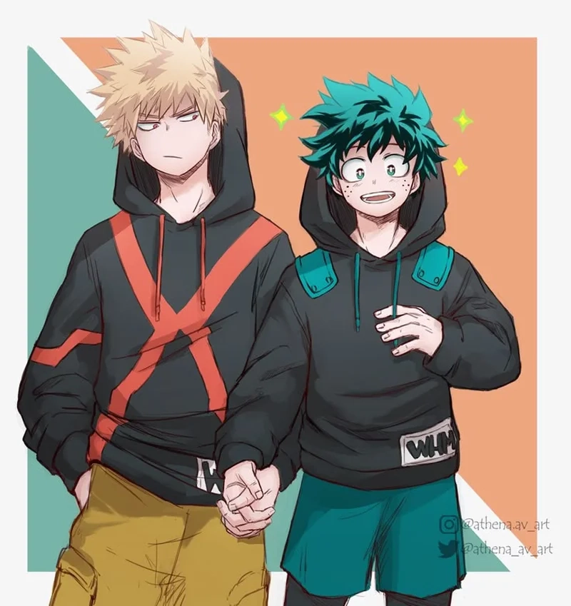 Khám phá khoảnh khắc lãng mạn deku and bakugo