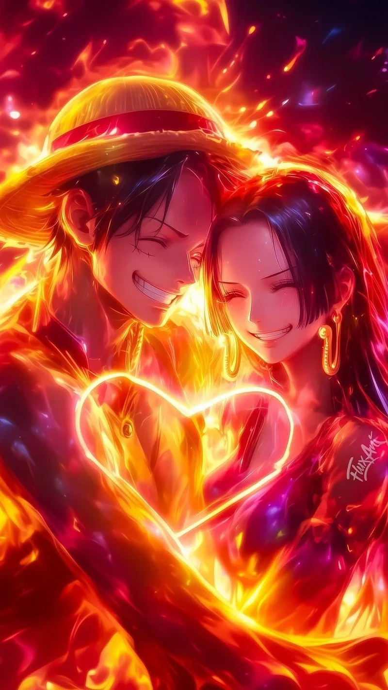 Tình bạn và phiêu lưu cùng boa hancock and luffy