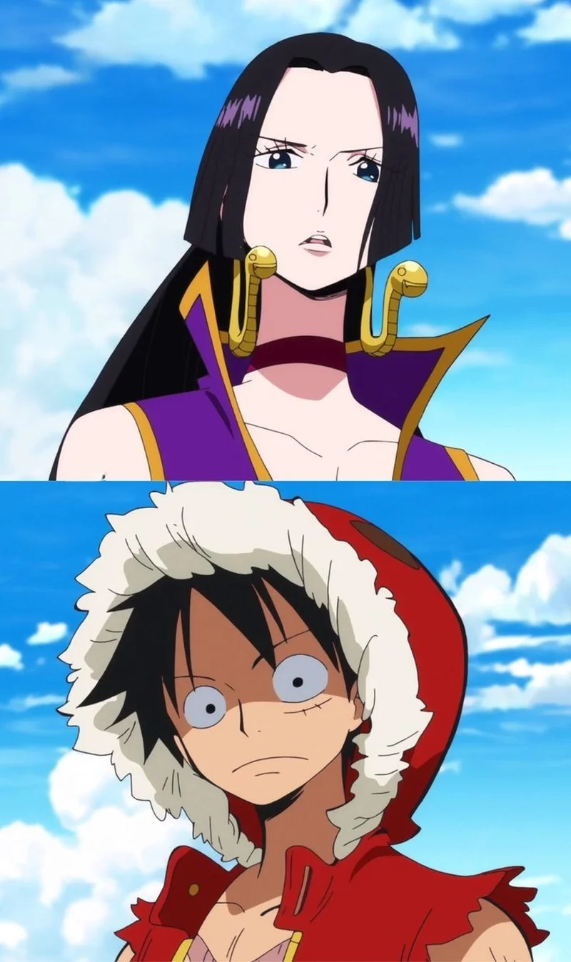 Kỷ niệm khó quên hình luffy và boa