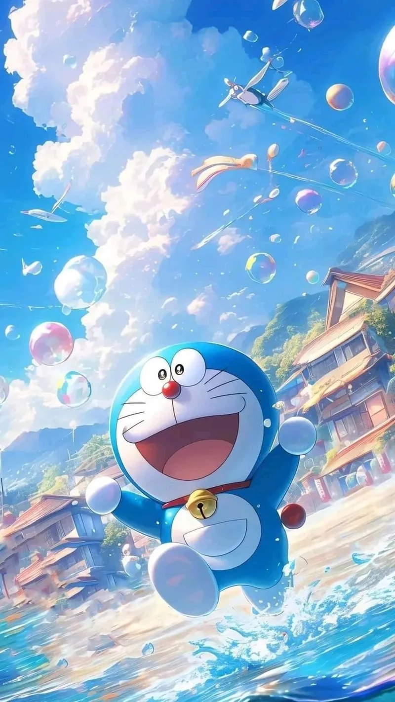 Khoảnh khắc dễ thương trong ảnh doraemon anime cute