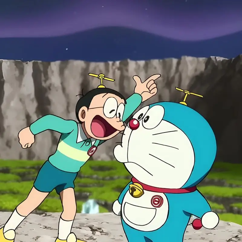 Cười vui cùng nobita va doraemon