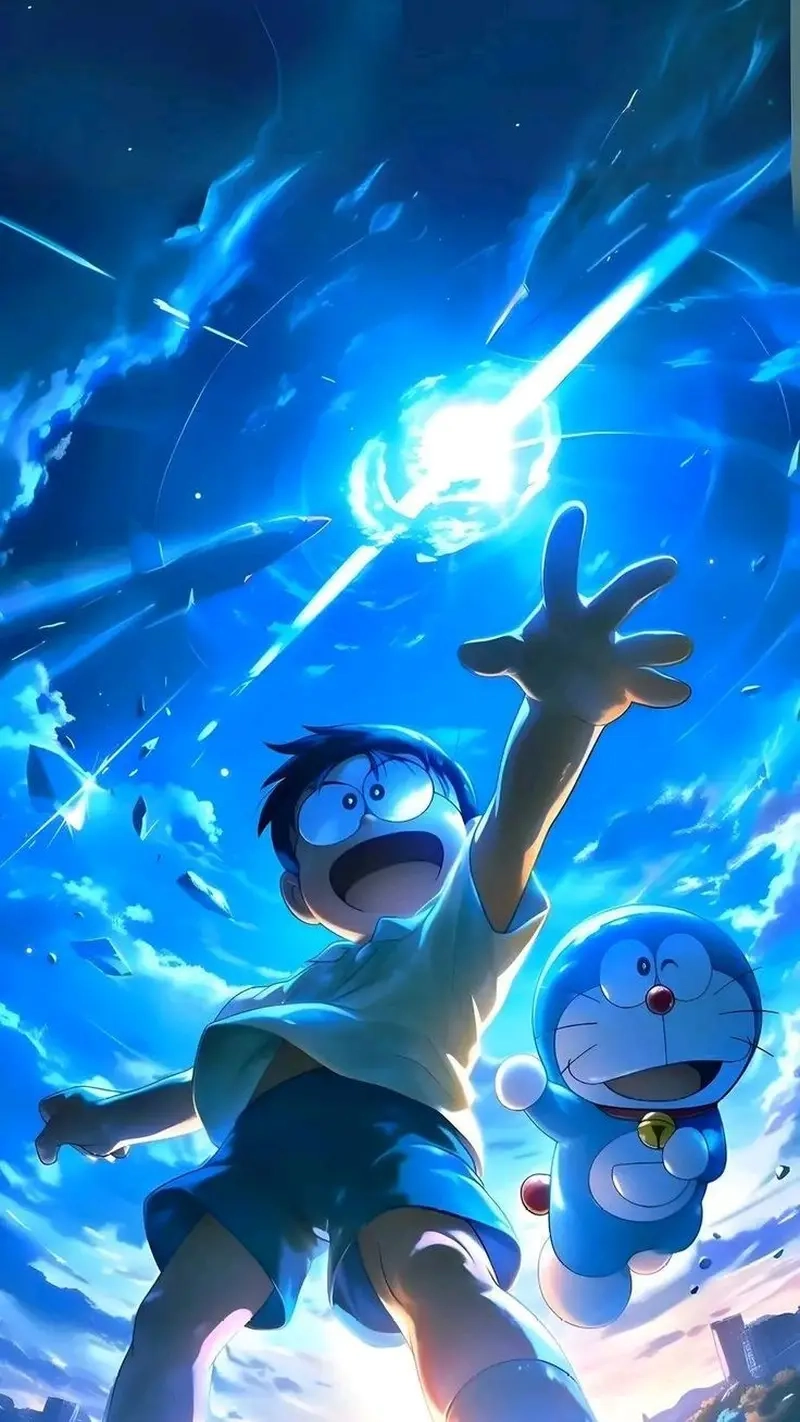 Tận hưởng tình bạn đẹp doraemon với nobita