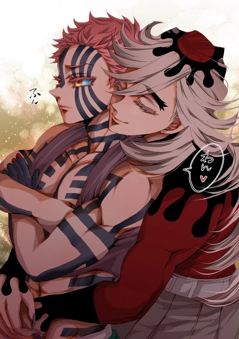 Khám phá fanart táo bạo akaza x douma r34