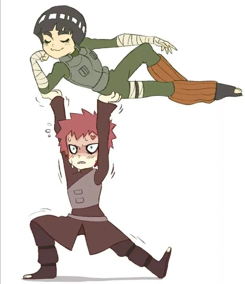 Cuộc đối đầu căng thẳng gaara vs rock lee