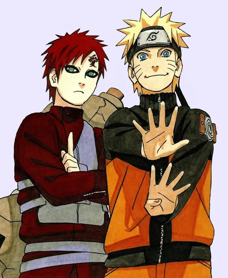 Những trận chiến kịch tính với gaara × naruto