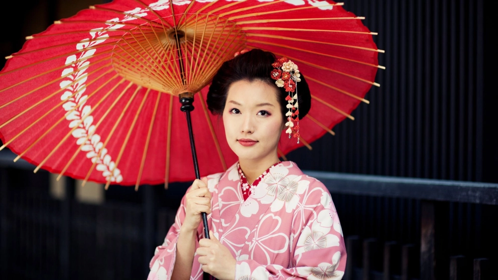 Cô gái Nhật Bản dịu dàng và thanh thoát tự nhiên