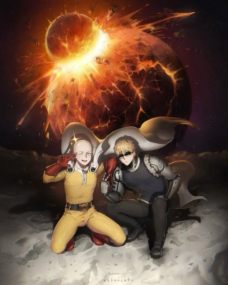 Trận chiến siêu anh hùng genos vs saitama không thể bỏ lỡ