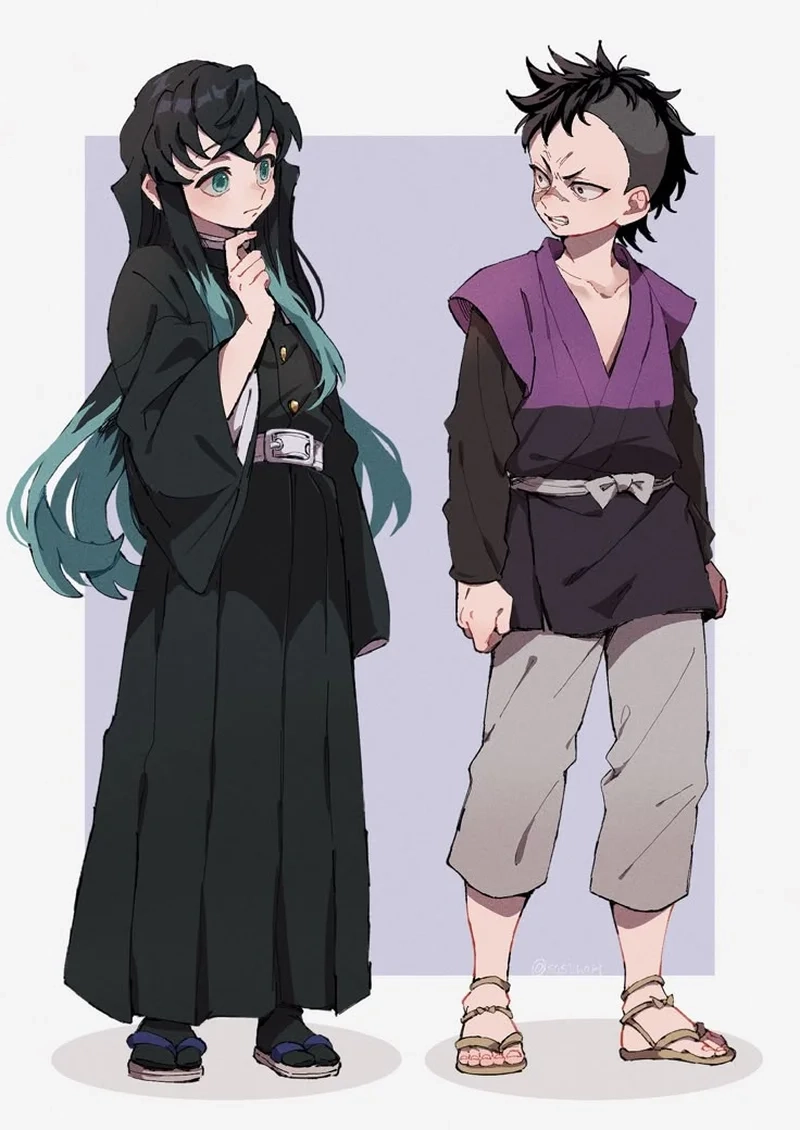 Khám phá biểu cảm đáng yêu genya x muichirou