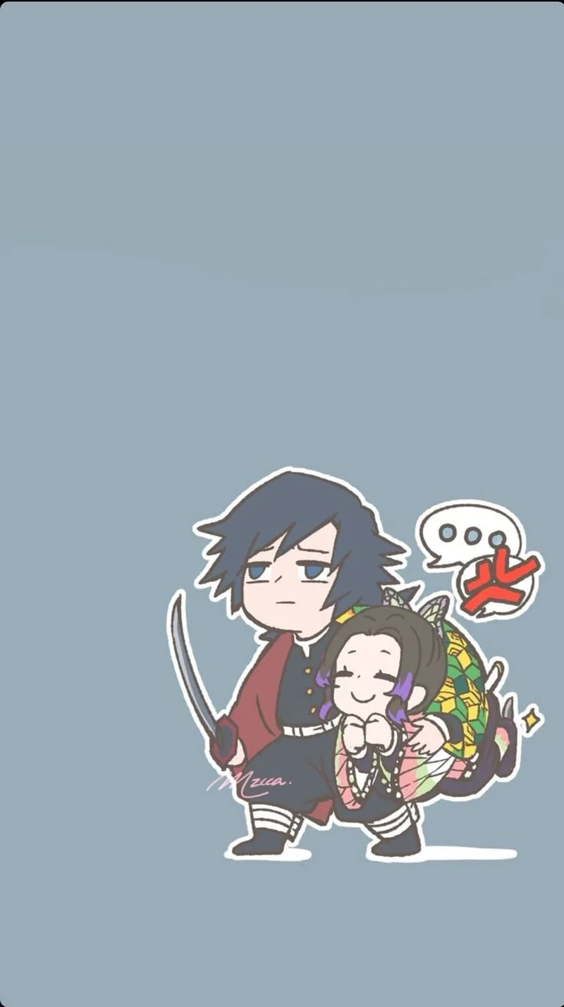 Ngắm nhìn mối quan hệ qua hình shinobu x giyuu