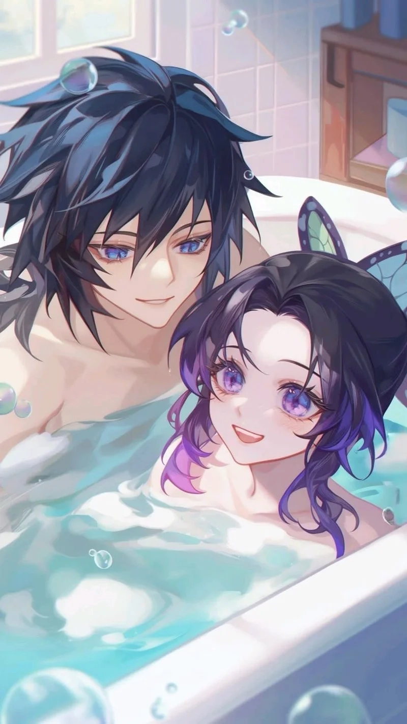 Cảm nhận tình yêu sâu sắc trong shinobu and giyuu love