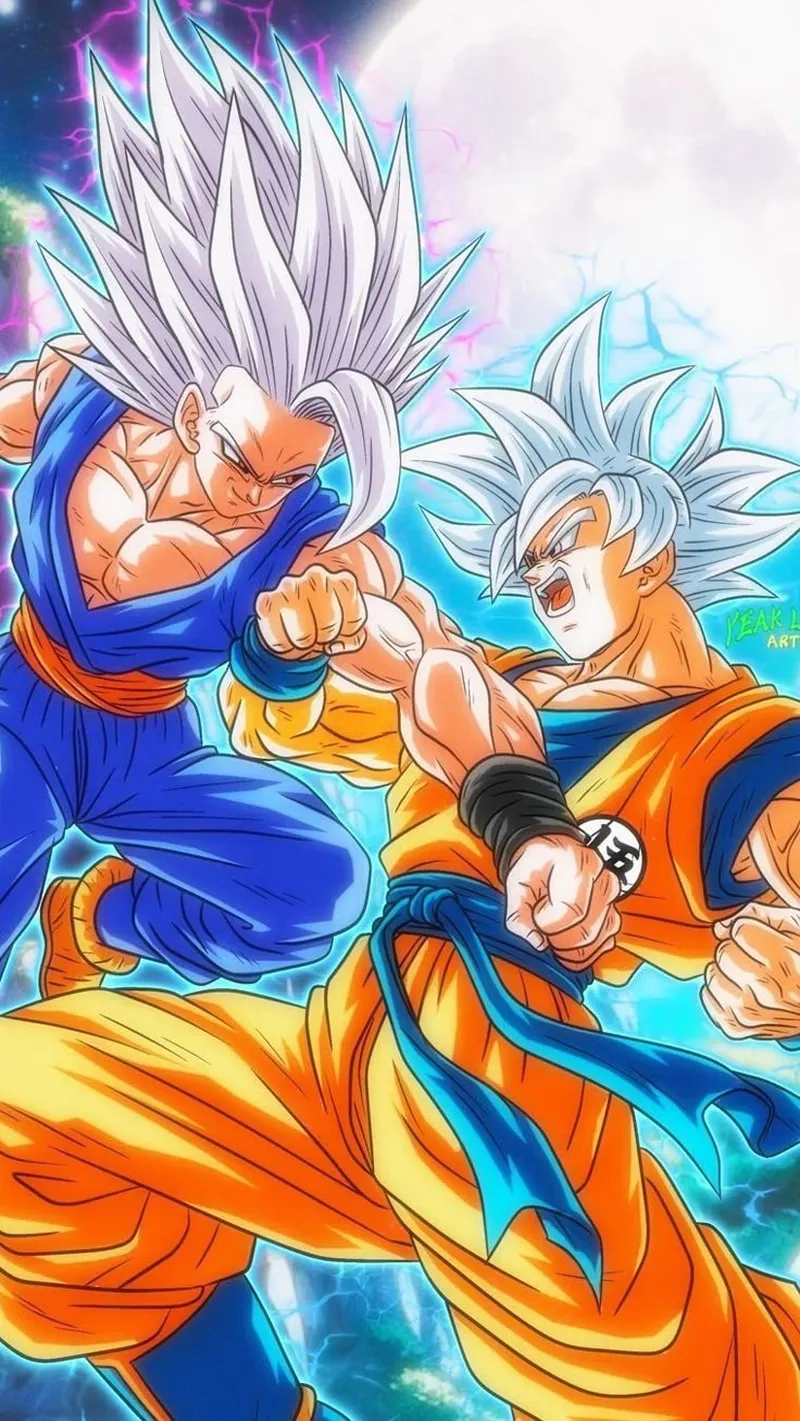 Ngắm cặp đôi mạnh mẽ gohan x goku