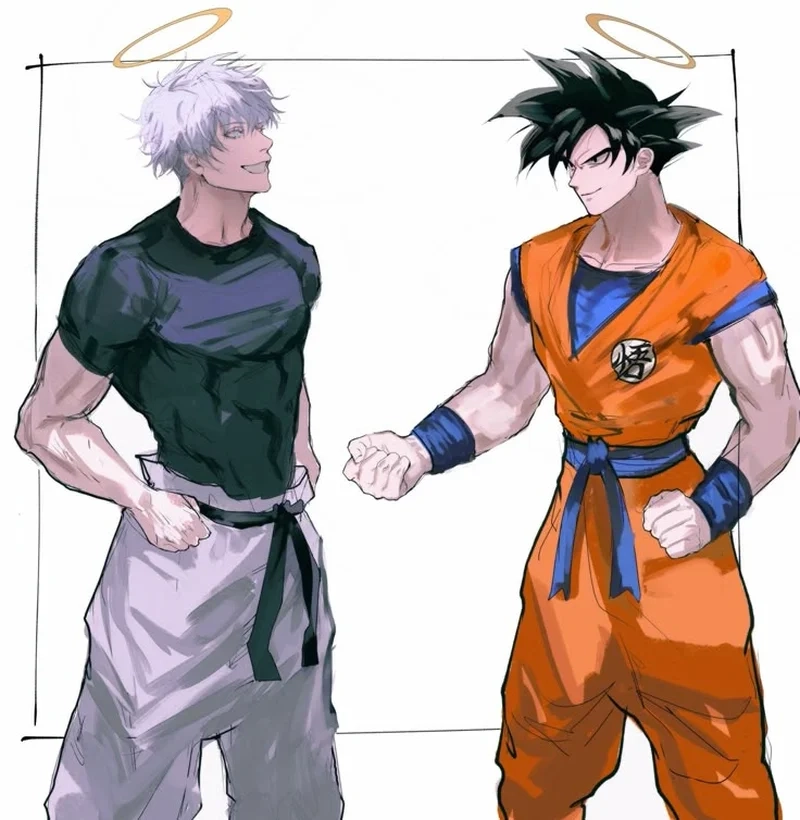 Trận đấu gay cấn giữa các anh hùng gojo vs goku