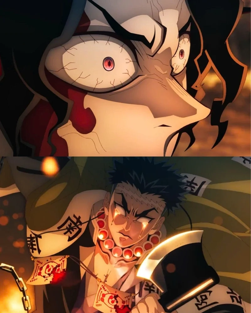 Khám phá trận chiến anime gyomei vs muzan anime