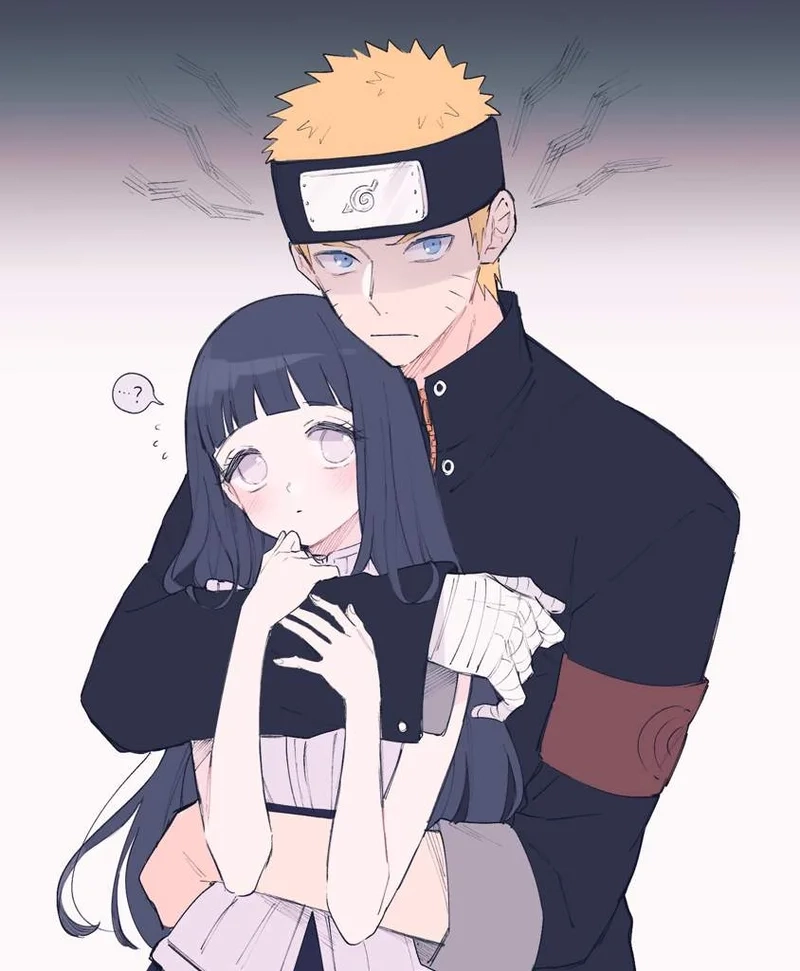 Tình cảm ngọt ngào của hinata với naruto