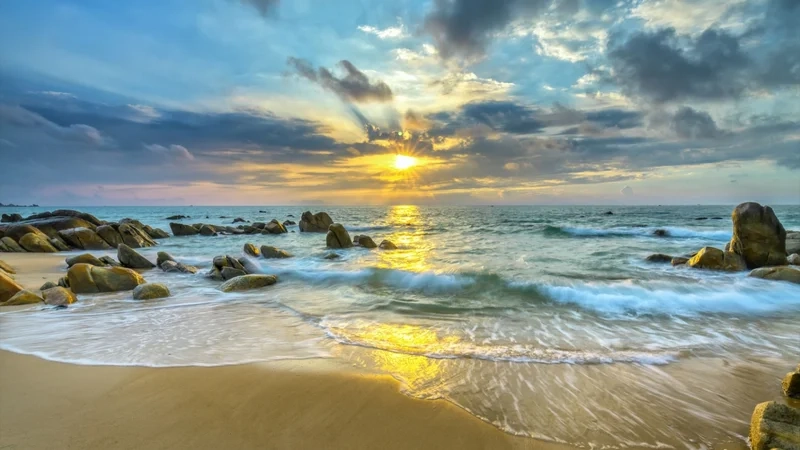 Cảnh biển tuyệt đẹp qua hình nền cảnh đẹp biển