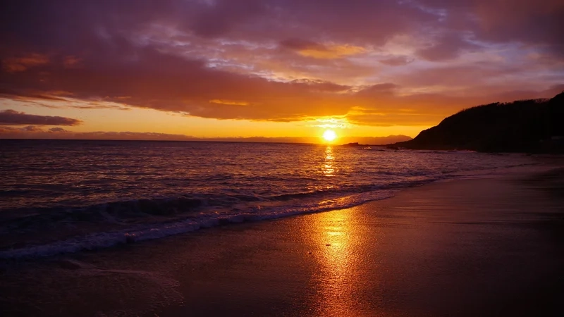 Cảm xúc nhẹ nhàng với ảnh cảnh hoàng hôn buồn