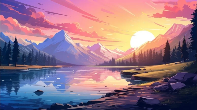 Hòa mình vào vẻ đẹp của hình phong cảnh chill