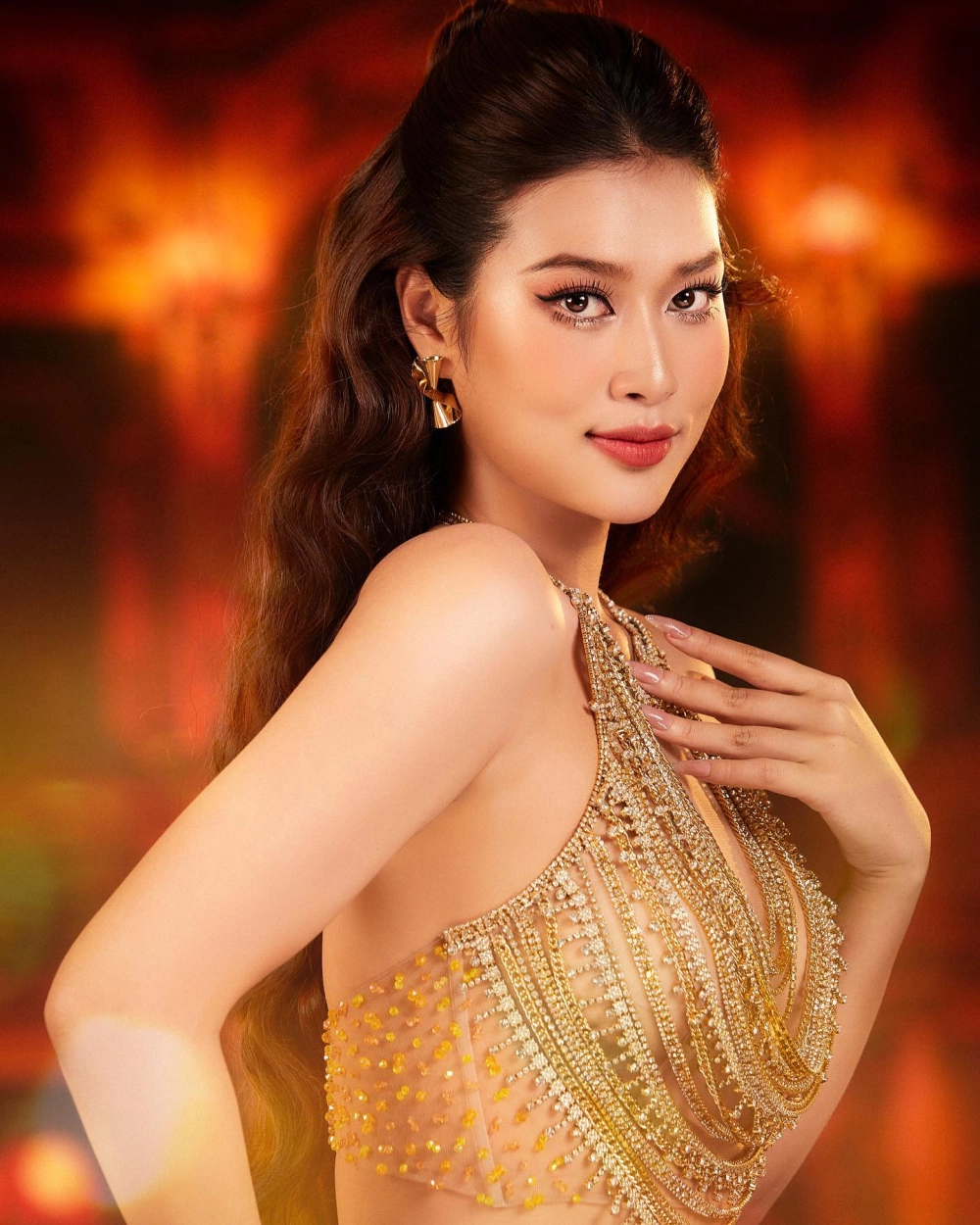 Hoa hậu Thiên Ân là ai người đẹp đăng quang Miss Grand Vietnam 2022