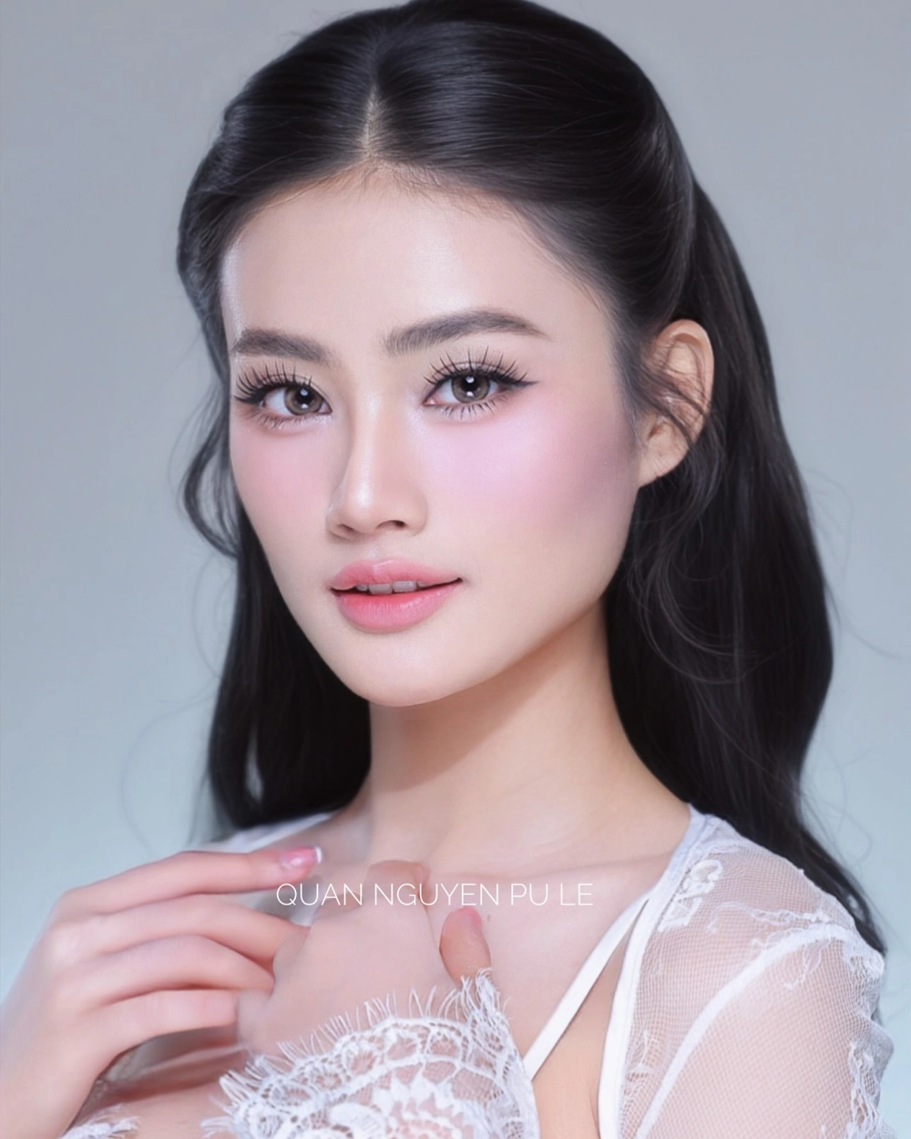 Ảnh gái tóc dài thanh thoát và duyên dáng mọi góc nhìn