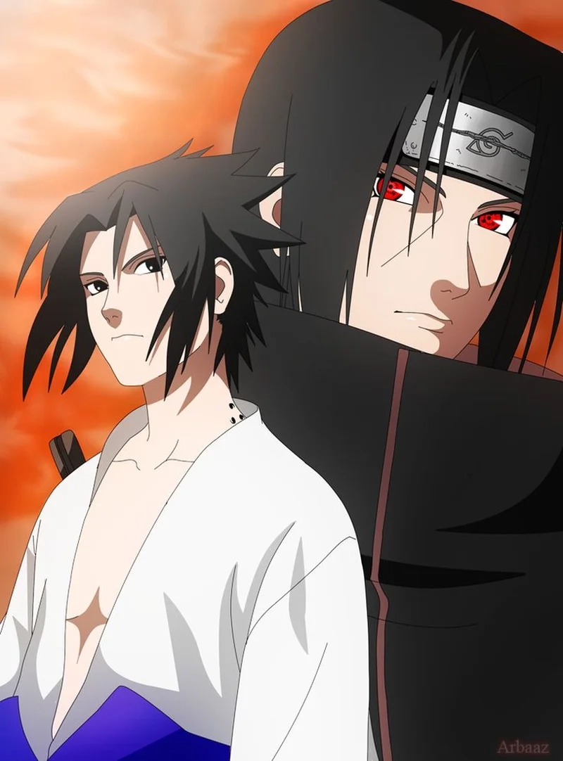 Tình anh em đầy kịch tính của itachi uchiha sasuke