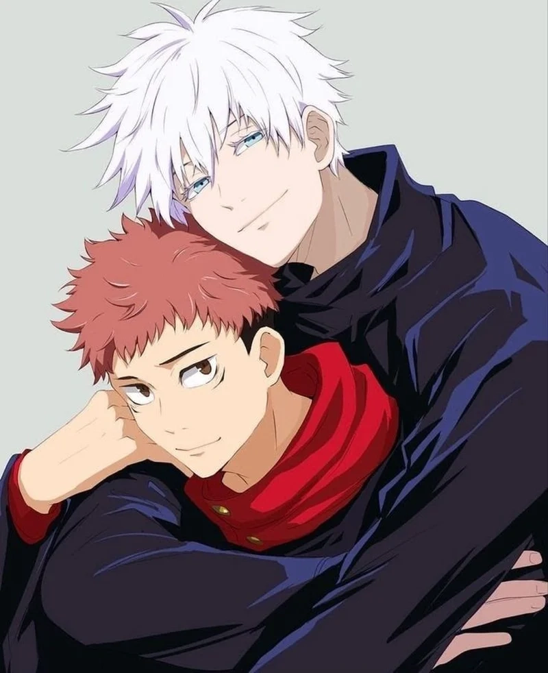 Biểu tượng cá tính anime itadori vs gojo