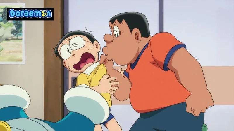Mỗi ngày thêm vui nhộn khi nobita bị chaien đánh