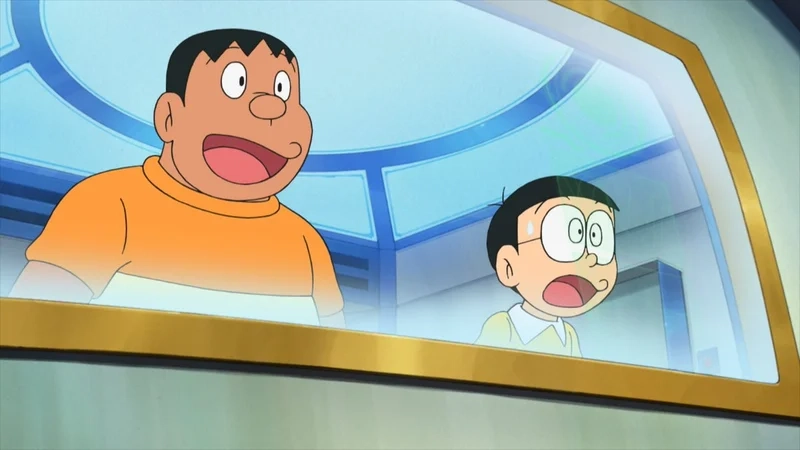 Trang trí màn hình vui nhộn cùng chaien và nobita