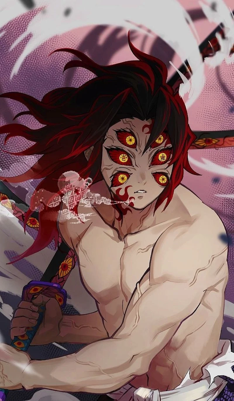 Cảm nhận ánh mắt uy lực qua demon slayer kokushibo eyes