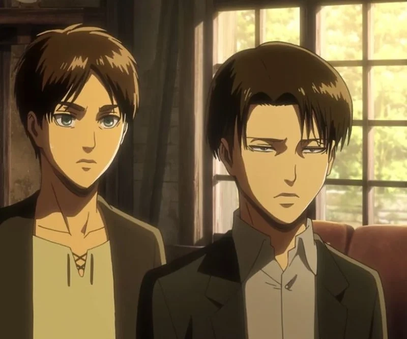 Không thể bỏ qua cảnh levi đá eren