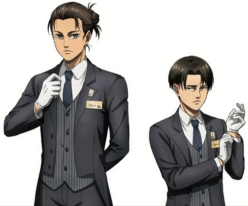 Hòa hợp hoàn hảo trong chiến đấu levi x eren