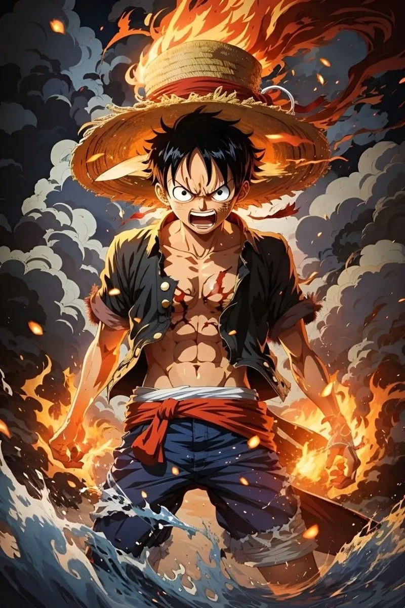 Thử thách phiêu lưu với one piece monkey d luffy