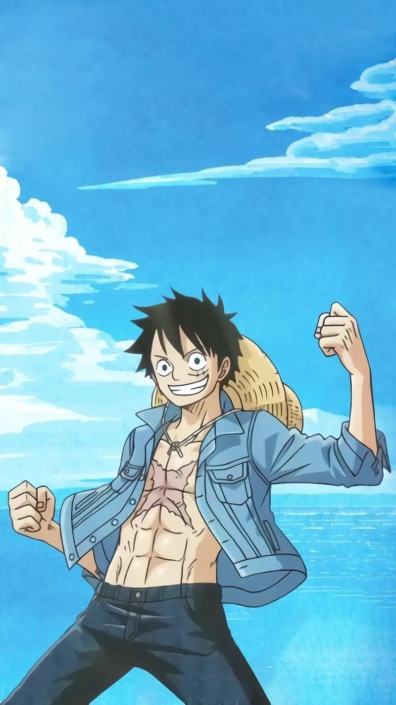 Thế giới anime sống động trong one piece wallpaper luffy