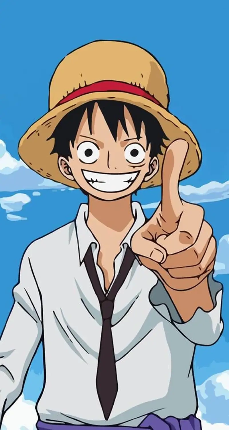 Ngắm chi tiết sắc nét của luffy 4k