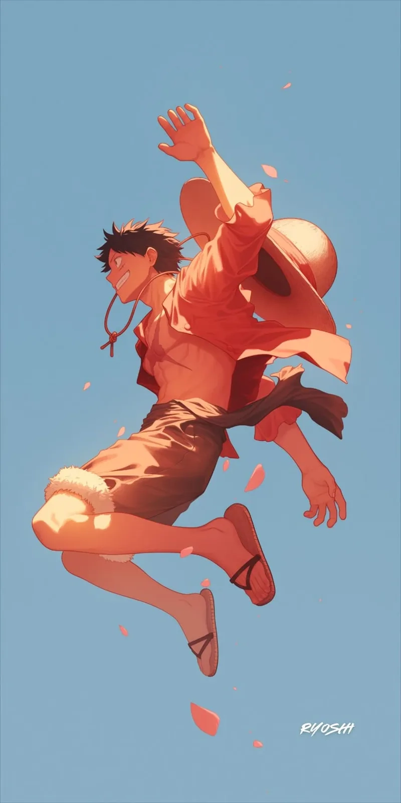 Chiều cao nổi bật của nhân vật luffy height