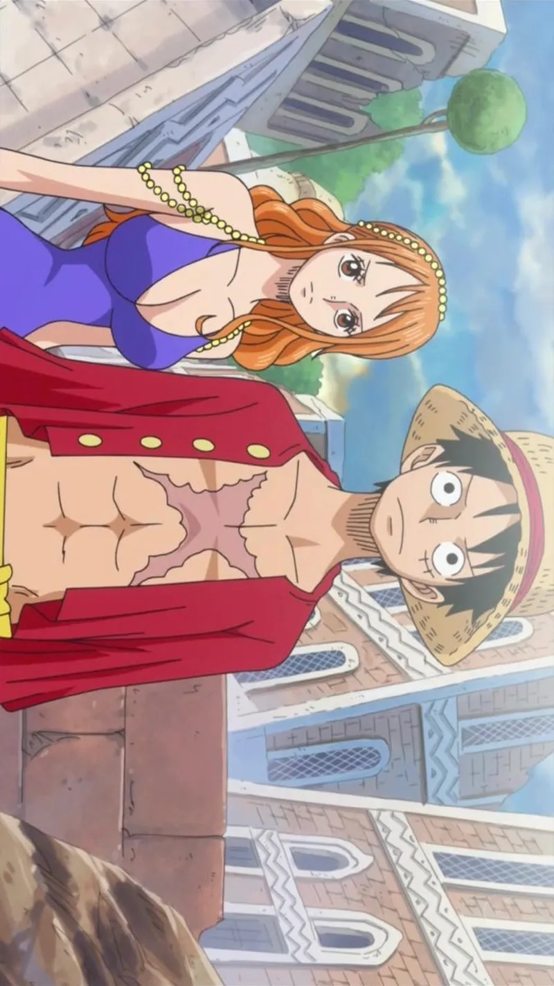 Ngắm khoảnh khắc đáng yêu của nami x luffy