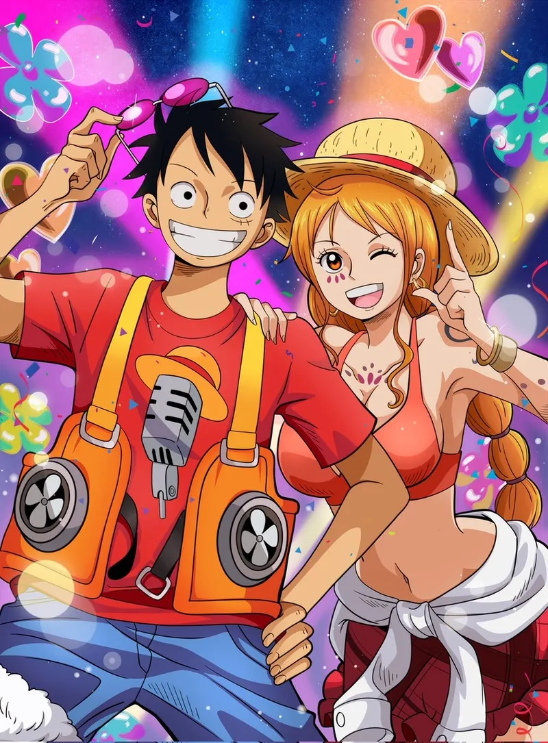 Pha hài hước khó quên với luffy dí nami