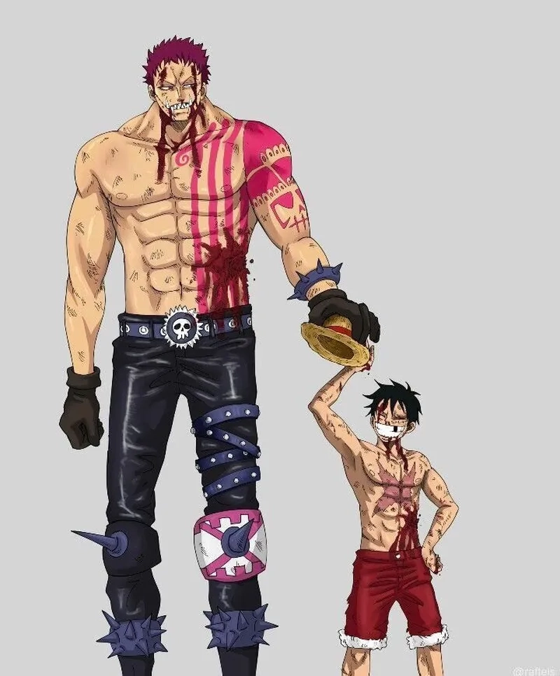 Cuộc đối đầu gay cấn trong katakuri vs luffy