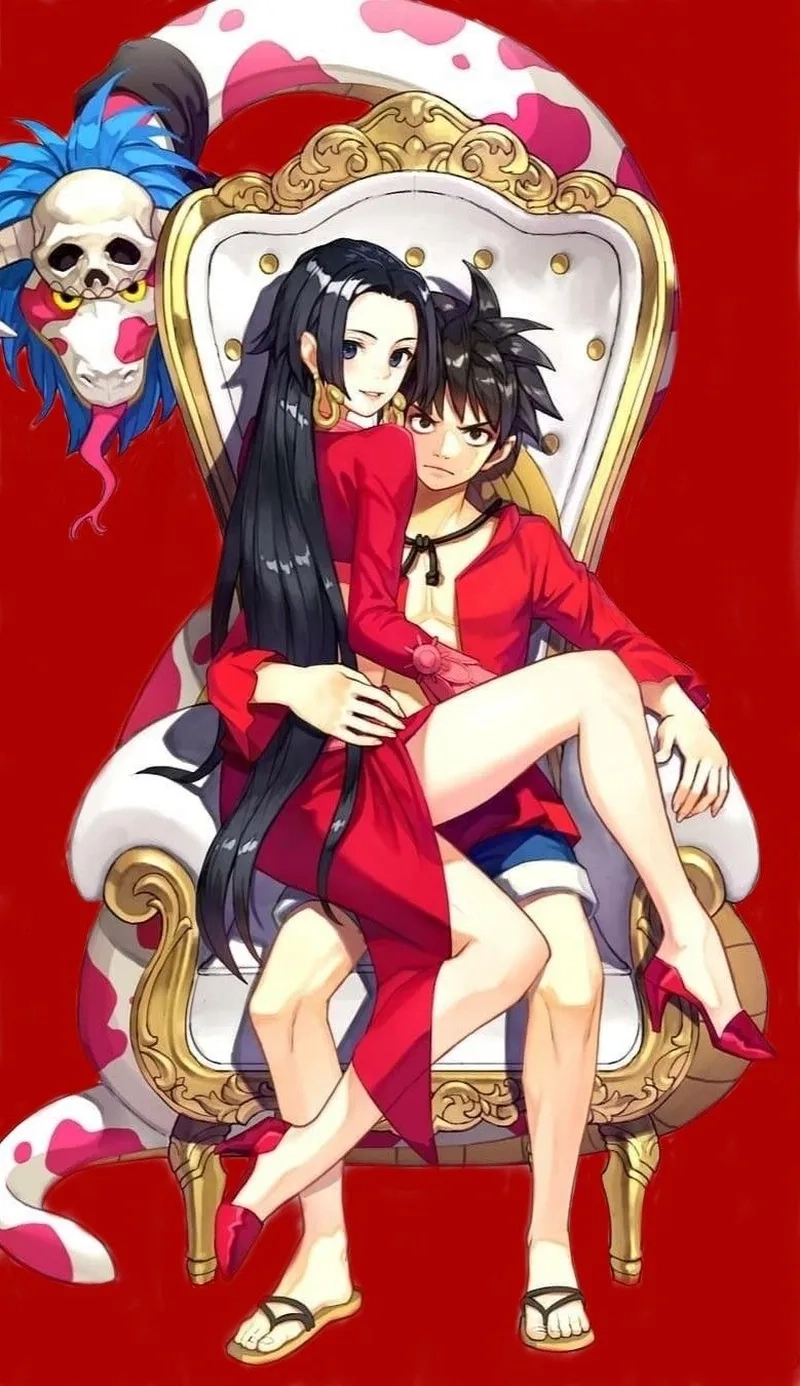 Ngắm nhìn khoảnh khắc dễ thương luffy boa hancock