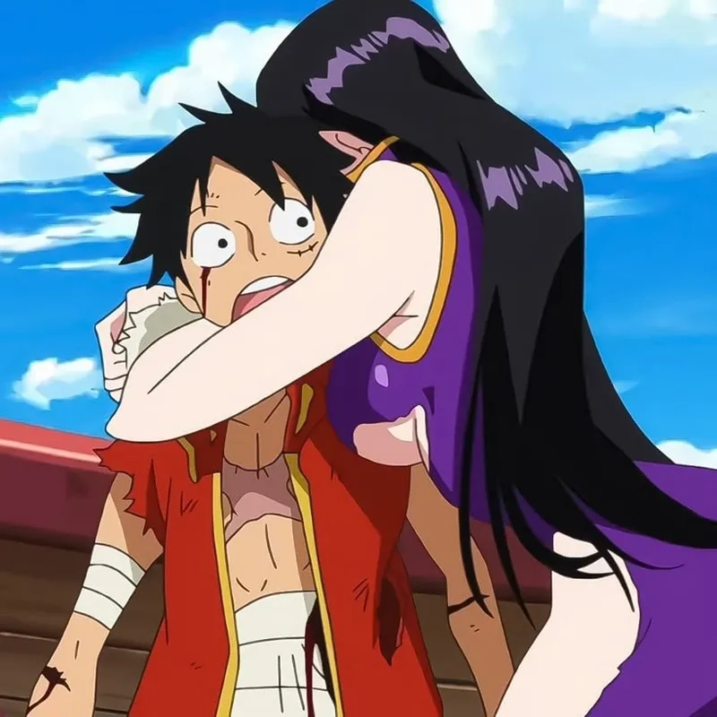 Tình cảm sâu sắc của boa hancock x luffy