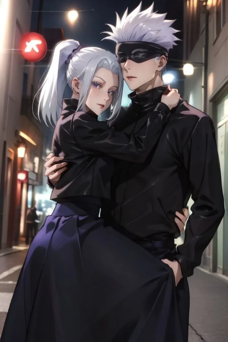 Kết hợp mạnh mẽ cùng mei mei x gojo