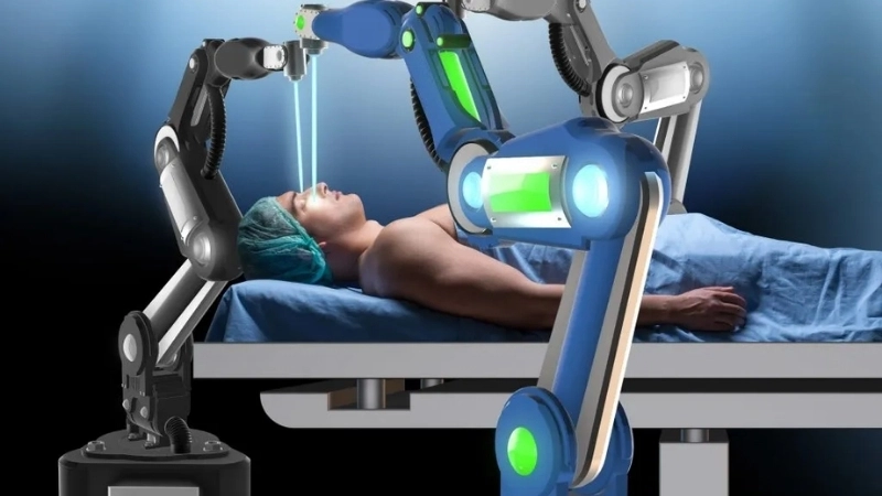  Một mẫu robot hình người được ứng dụng trong y tế