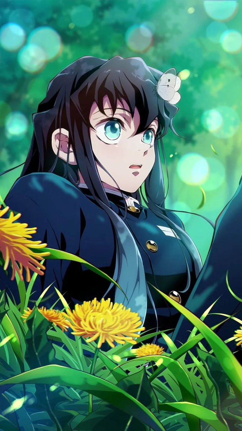 Thử nhìn xem cute muichiro khiến bạn cười