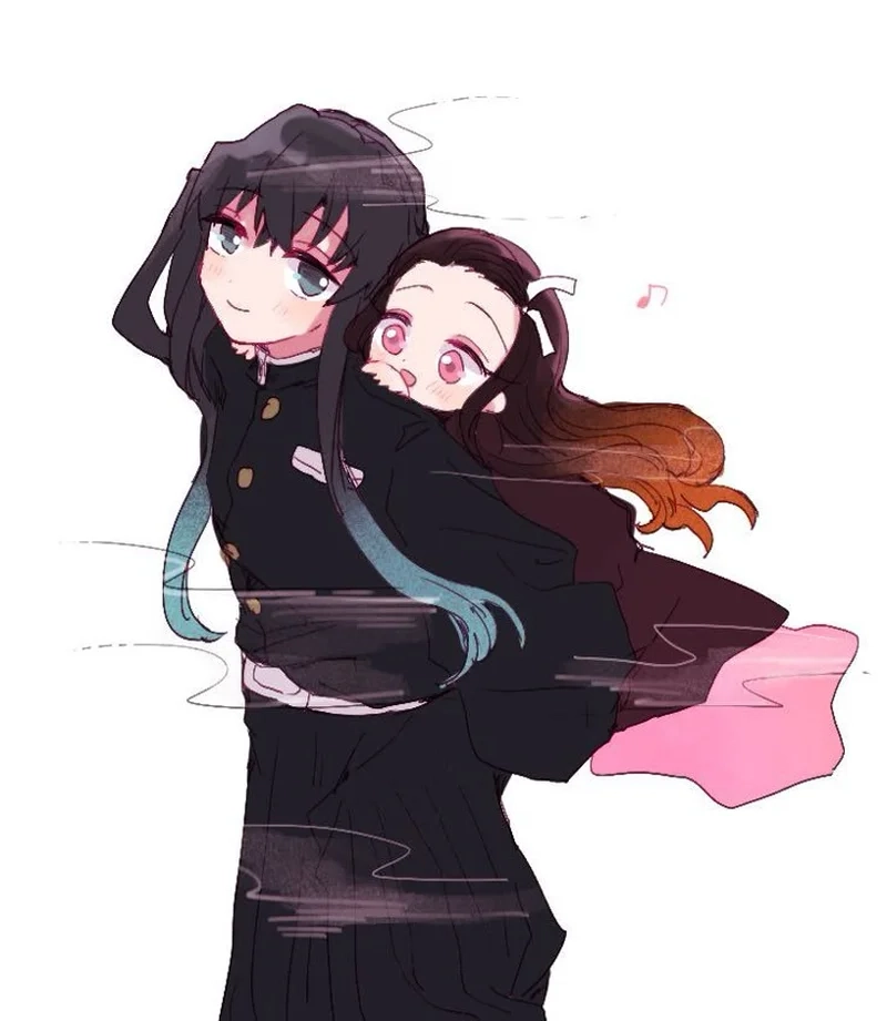 Khám phá tình bạn đáng yêu nezuko and muichiro