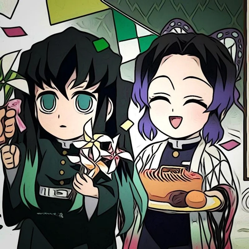 Thêm phong cách chiến đấu với muichiro x shinobu