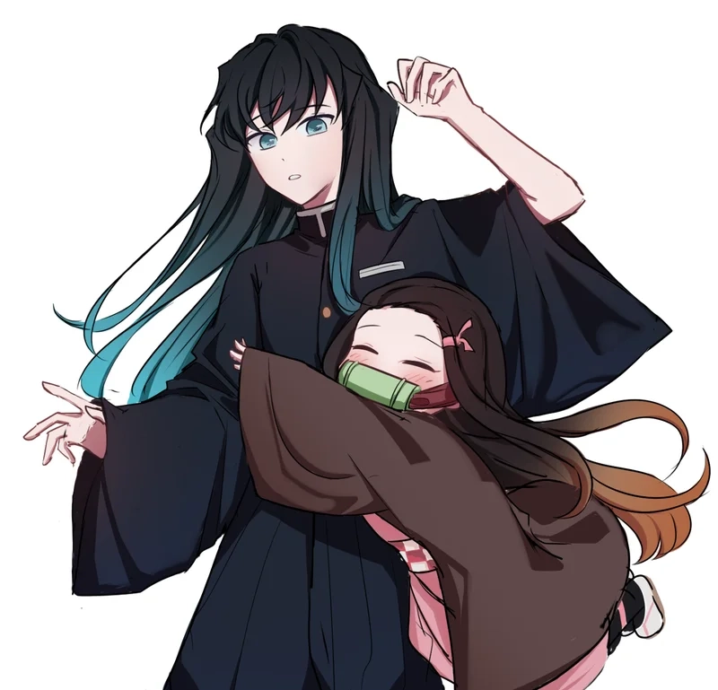 Khám phá sự dễ thương của nezuko x muichiro