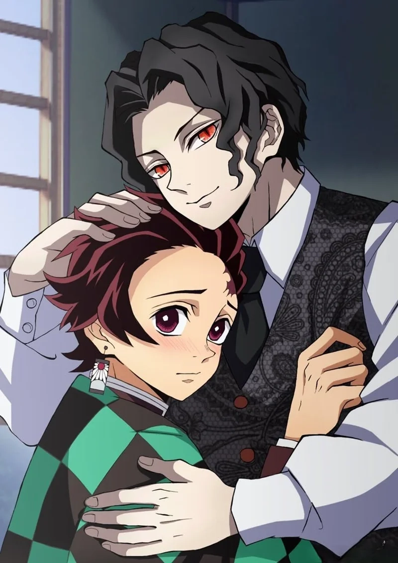 Thả tim với khoảnh khắc tanjiro x muzan độc đáo