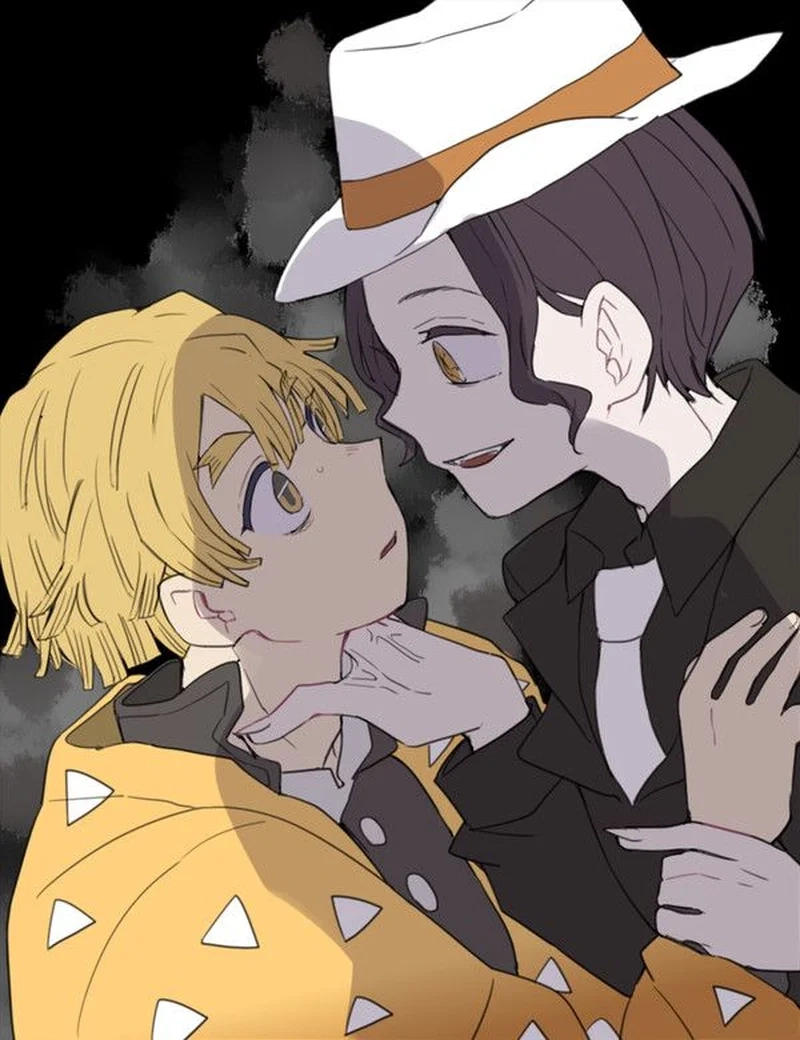 Tận hưởng khoảnh khắc ngầu với muzan x zenitsu